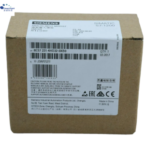 Sie-mens 6ES7231-4HD32-0XB0 SIMATIC S7-1200 SM 1231 Analog Input Module 4AI 13-Bit Industrial Automation PLC Unit