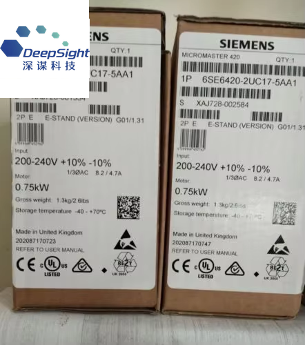 Sie-mens 6SE6420-2UC17-5AA1 MICROMASTER 420 AC Drive VFD Frequency Inverter 0.75kW 220V Variable Speed Motor Controller