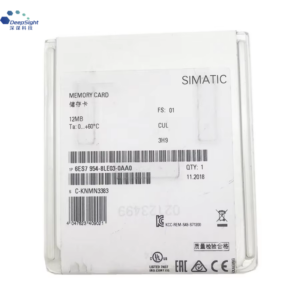 Sie-mens 6ES7954-8LE01-0AA0 SIMATIC S7 Memory Card 256KB Flash EPROM PLC Program Storage Data Backup Component