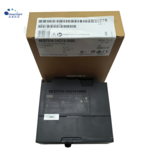 Sie-mens 6ES7314-1AG14-0AB0 S7-300 CPU 314 Compact PLC Controller 16 I/O 24V DC Profibus DP Industrial Unit