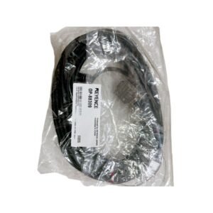 KEYENCE OP-88309 Genuine Barcode QR Code Reader Control Cable Right Angle Connector D-Sub